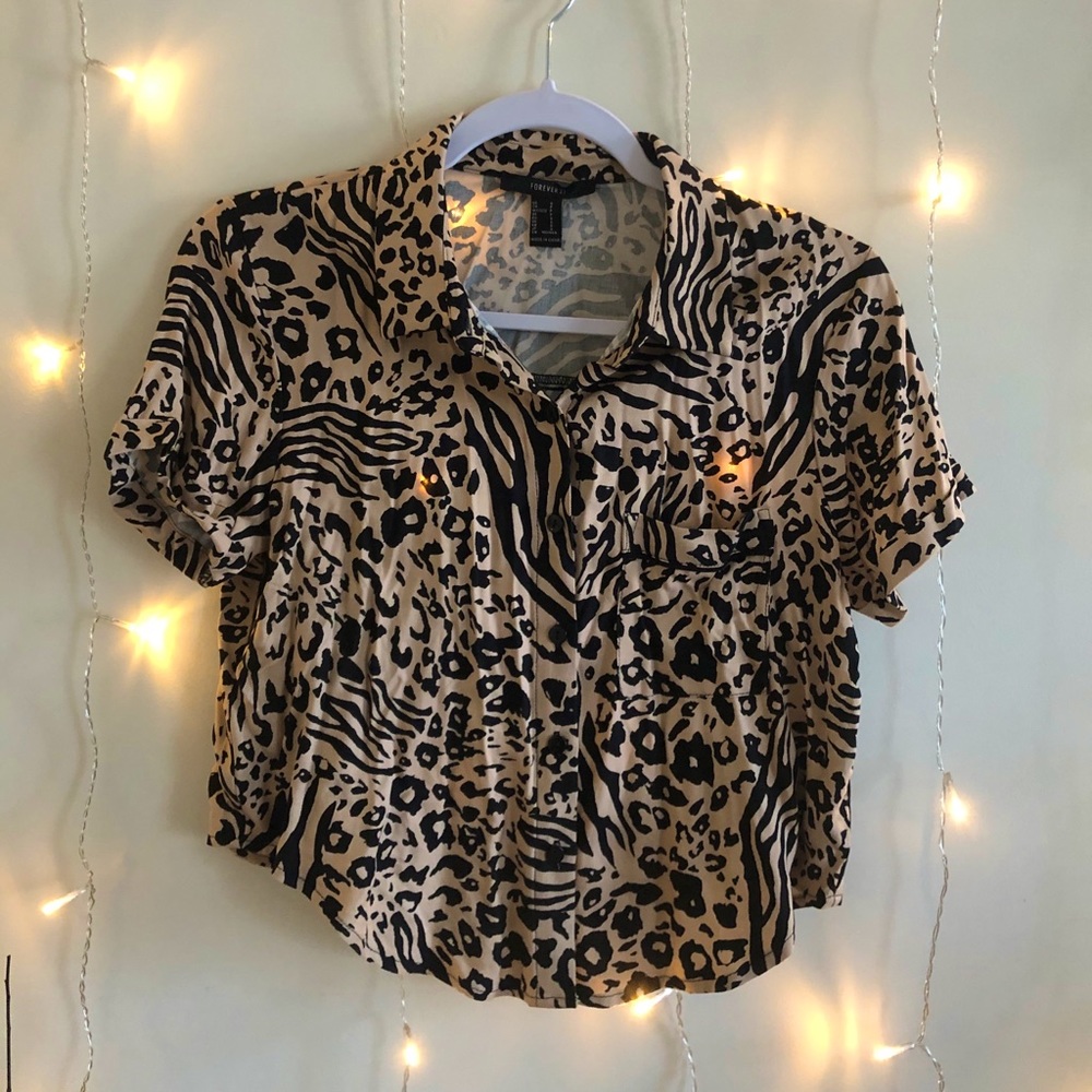 Forever 21 button up shirt